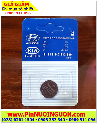 Huyndai CR2032; Pin Remote Ôtô Huyndai CR2032 lithium 3v |Giá cho vỉ 1 viên